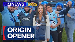 Blues and Maroons fans buzzing as they gear up for State of Origin I | 9 News Australia