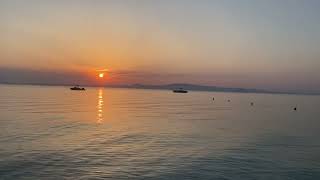 Sirtaki time exclusive, leisure, sunrise over Sithonia, Halkidiki, Greece, En