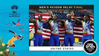 Noah Lyles delivers for USA in the 4x100m | World Athletics Relays Bahamas 24