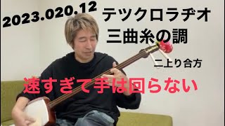 長唄「三曲糸の調」でしょ、最後んとこでしょ、手が回りませんからね。【長唄 三味線 歌舞伎 古典芸能】テツクロラヂオ