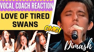 ▶️ Vocal Coach | Dimash | Love of Tired Swans REACTION (captions)/ IMPOSIBLE!!