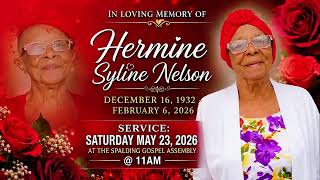 Thanksgiving Service For The Life Of Hermine Nelson