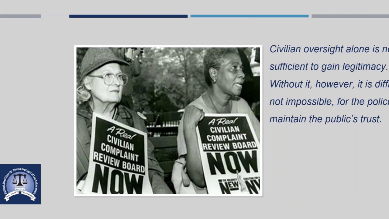 Civilian Oversight 101 - Presented July 1, 2020 - YouTube