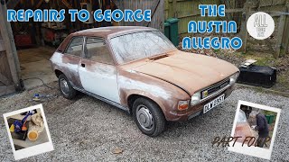 REPAIRS TO GEORGE THE AUSTIN ALLEGRO - PART FOUR - LOTS OF SANDING!