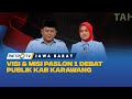 Visi & Misi Paslon 1 Debat Publik Cabup dan Cawabup Karawang