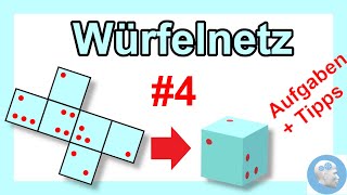 Einstellungstest - Räumliches Denken am Würfelnetz - Teil 4 - mit Aufgaben, Lösungen und Tipps