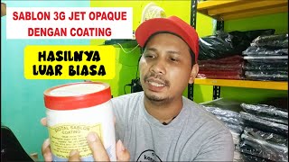 CARA SABLON 3G  JET OPAQUE DENGAN COATING | TRANSFER PAPER