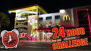 24 HOUR OVERNIGHT CHALLENGE IN WORLD'S BIGGEST MCDONALDS