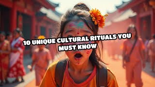 10 Unique Cultural Rituals You Must Know