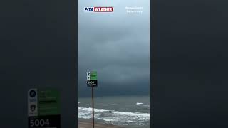 Eerie Dark Clouds Move Over Galveston, Texas