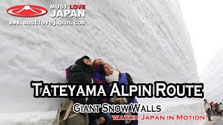 Mustlovejapan : Tateyama Alpin Route - Giant Snow Walls