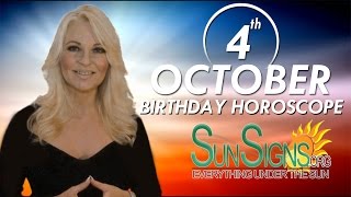 October 4th Zodiac Horoscope Birthday Personality - Libra - Part 1