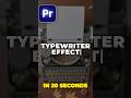 How to Make TYPEWRITER Effect in Premiere Pro