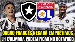 🚨🚨🚨 BOTAFOGO X LYON: PROBLEMAS NA FRANÇA PODEM FAZER THIAGO ALMADA E LUIZ HENRIQUE FICAREM