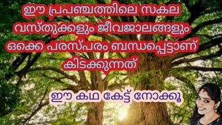 മരങ്ങളുടെ ഈ കഥ കേട്ടുനോക്കൂ  ഈ പ്രപഞ്ചത്തിലെ സകല വസ്തുക്കളും ജീവജാലങ്ങളും