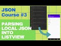 Parsing JSON from Local to ListView - [JSON COURSE #3]