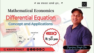 DIFFERENTIAL EQUATION CONCEPT AND APPLICATIONS ||