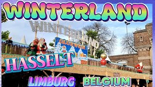 Winterland in Hasselt, Limburg, Belgium. (Christmas Market 15/11/24 - 05/01/25)