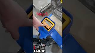 SSS25L single sensor scale pallet truck calibration