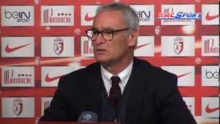 Foot / Ligue 1 / Lille-Monaco / Ranieri : "Je ne suis pas content de l'arbitre" / 03-11