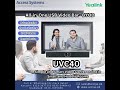 yealink uvc40 all in one usb video bar • byod audioconferencing conferencemeeting collaboration