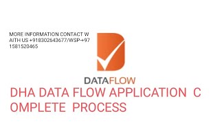 DHA DATA FLOW APPLICATION PROCESS