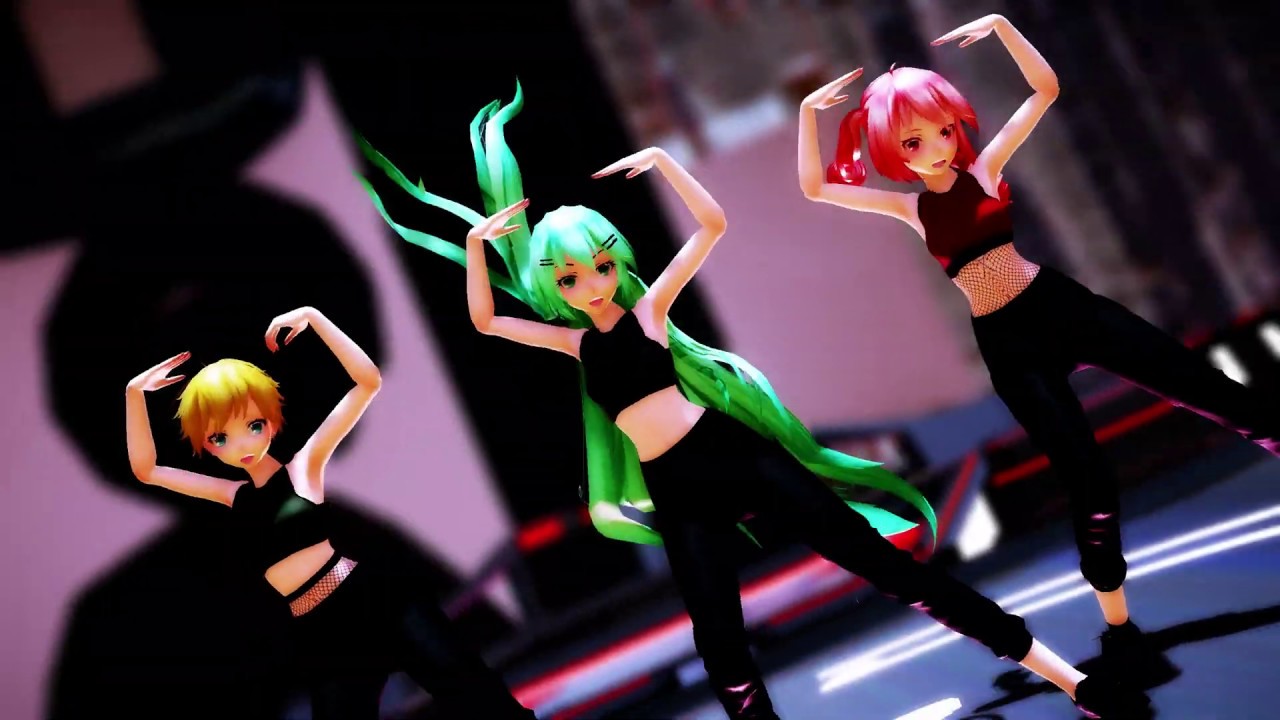 【MMD Dance Cover】ITZY - DALLA DALLA (Motion DL)"Three People Ver ...