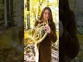 star wars in the forest 🥲 #frenchhorn #starwars #nostalgia #relax #fall