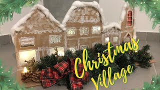 Christmas Village DIY | Carton Box Ideas | Christmas Decorations
