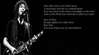 BOB DYLAN - SARA (Officiel HQ sound) - LYRICS