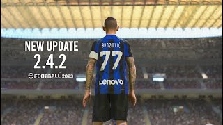 efootball 2023 New Update V 2.4.2 INTER VS JUVENTUS - PC