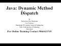 Java Dynamic Method Dispatch | Runtime Polymorphism