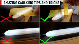 Amazing Caulking Tips And Tricks | Silicone | DIY | 打矽利康貼膠帶刮膠方法 | 實用小工具 |