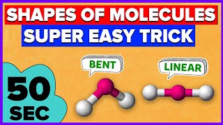 Trick to learn shapes of molecules | Geometry of molecules | VSEPR Theory