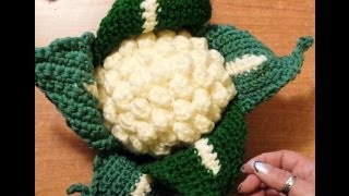 Cavolo o cavolfiore all'uncinetto - amigurumi - Tutorial Crochet