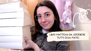 CINQUE MATTONI + 1 da leggere tutti d'un fiato ♥️📚