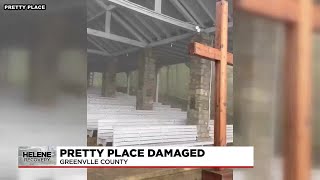 Pretty Place left in ruins after Hurricane Helene but the cross still stands