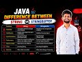 Difference Between String and StringBuffer in Java | String vs StringBuffer