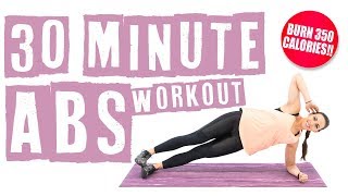 30 Minute Abs Workout With Sydney Cummings | Burn 350 Calories!