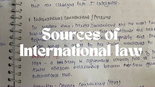 Sources of International law #clat #judiciary #internationallaw #llb #advocate