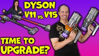 Dyson V15 Detect vs. Dyson V11 Animal + - Review \u0026 Demo