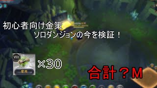 【アルビオンオンライン】初心者向け金策！ソロダンジョンの現在は！？30周して検証【AlbionOnline】