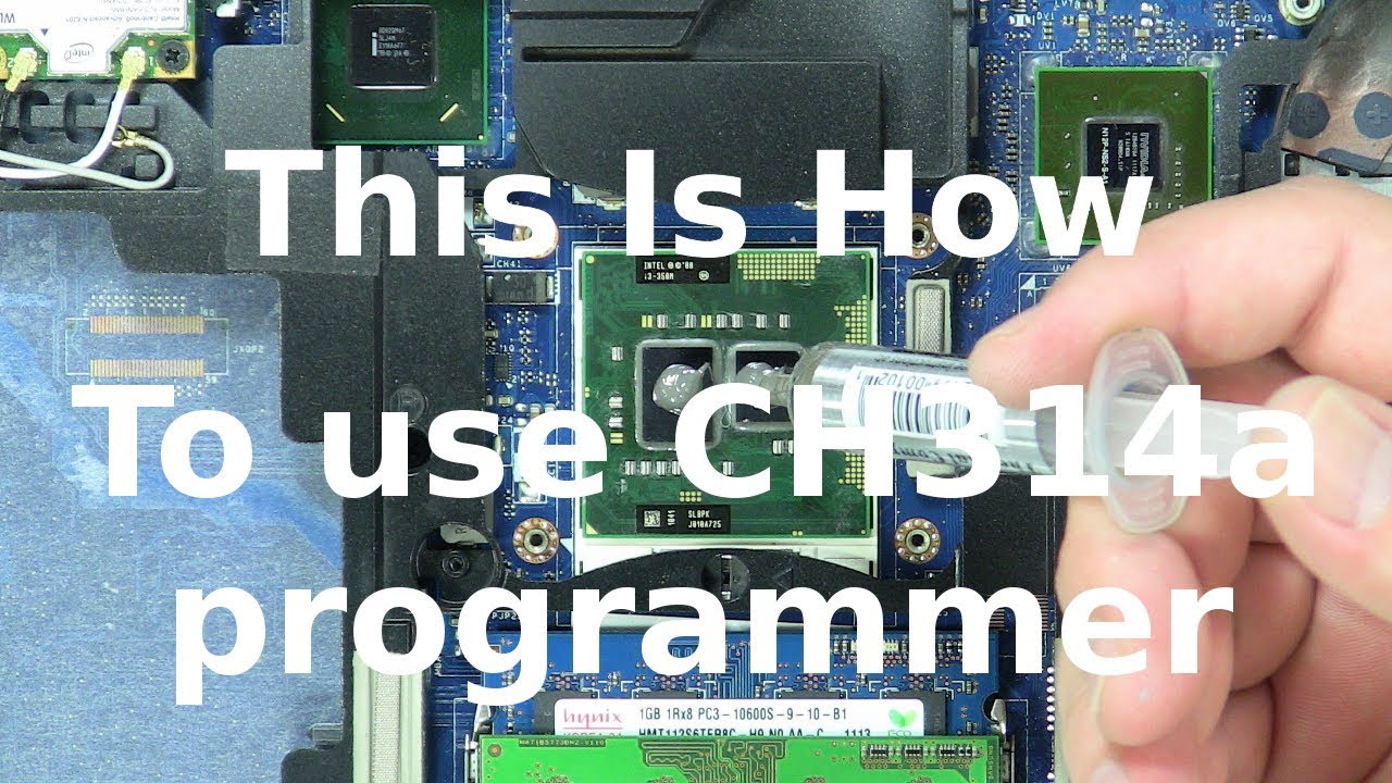 How To Use Ch341a Bios Programmer Youtube