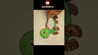 Turtle Coloring Page for Kids🐢🎨🖌️ #coloringforkids