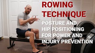 Rowing Technique: Ideal Posture and Hip Position on the Indoor Rower