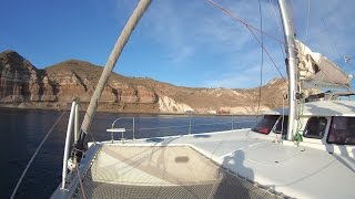 Stunning Fun \u0026 Action: Catamaran Sailing Greece, Cyclades