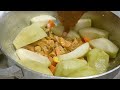 koman mwen kwit legume militon how to make haitian vegetable.