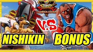 SFV CE 🔥 Nishikin (Blanka) vs Bonus (Balrog) 🔥 Ranked Set 🔥 Street Fighter 5