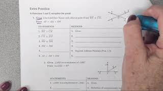 Geometry Big Ideas 2.5 Proof intro