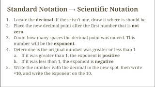 U2.5N1: Scientific Notation and Conversions